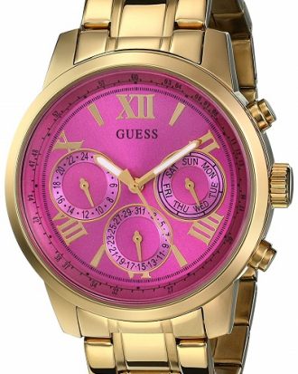 GUESS - Multi-Function Watch with Pink Dial