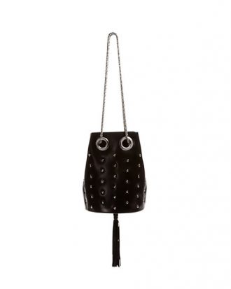 Delphine Delafon - Small Chain Stud Bucket Bag - Black