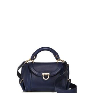 Salvatore Ferragamo - Soft Sofia Leather Mini Bag - Blue