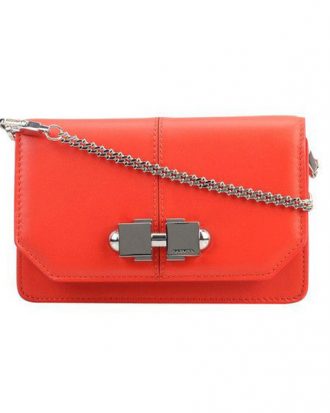 Carven - Full Joy Mini Cross Body Leather Hobo / Shoulder Handbag - Rouge