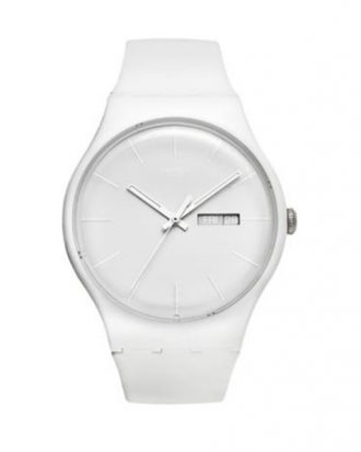 Swatch - White Rebel Swiss Watch - White