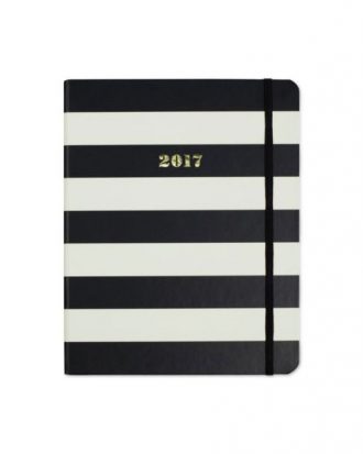 Kate Spade New York - Large Concealed Spiral - Black Stripe (2017)