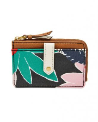 Fossil - Keely Tab Card Case & Coin Wallet - Floral