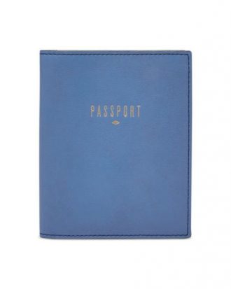 Fossil - Travel RFID Passport Wallet - Cornflower Blue