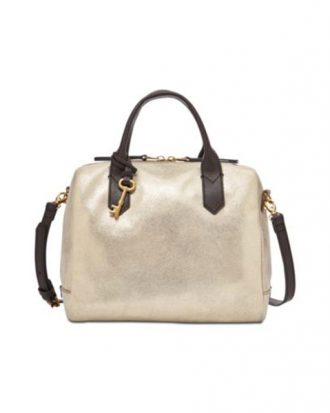 Fossil - Fiona Small Satchel Pale Gold Metallic