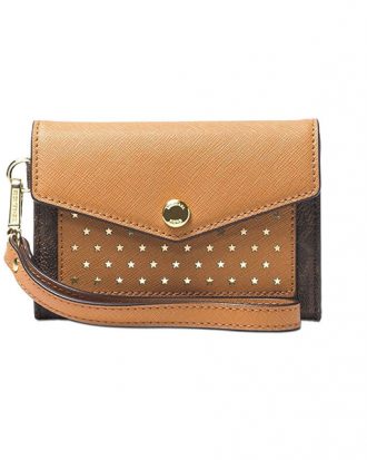 Michael Kors - Medium Card Holder Wristlet, Honey (Brown)
