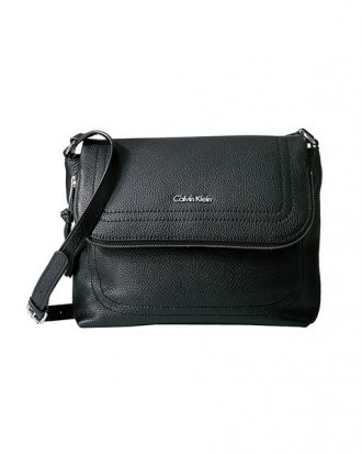 Calvin Klein - Classic Pebble Messenger Bag - Black