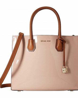 Michael Kors - Mercer Stud & Grommet Satchel / Bag, Ballet (Nude)