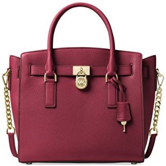 Michael Kors - Studio Hamilton Large East / West Satchel / Bag - Mulberry (Red)