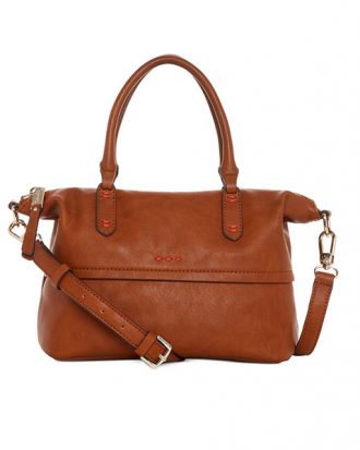 Splendid - Ashton Medium Crossbody Satchel Bag, Cognac