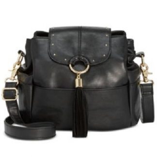 INC International Concepts - Emerson Bucket Bag, Black