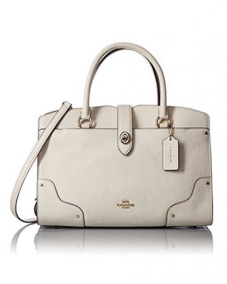 COACH - Mercer 30 Satchel Shoulder / Crossbody Handbag, White