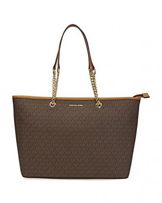Michael Kors - Signature Jet Set Travel Medium Multifunction Tote Bag - Brown
