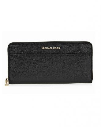 Michael Kors - Pocket Zip-Around Continental Wallet, Black
