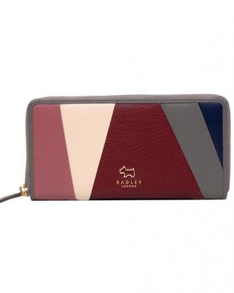 Radley London - Oxleas Large Slim Zip-around Matinee Wallet, Gray / Multi
