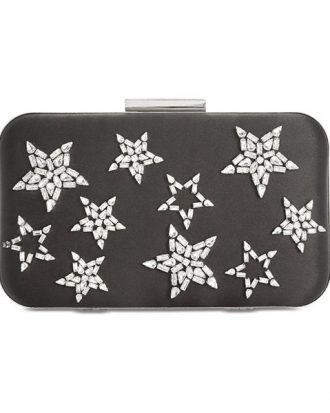 Inc International Concepts - Rhinestone Star Small Clutch - Black