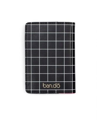 ban.do - The Getaway Passport Holder - Black Geometric