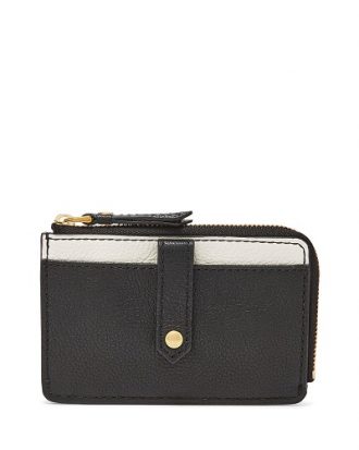 Fossil - Keely Tab Card Case & Coin Wallet - Black Multi