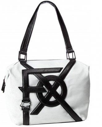 Fox - Juxtapose Tote / Shoulder Bag - Black / White